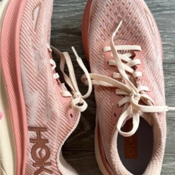 Hoka Women's Sandstone/Cream Running Shoes - Picture 10 of 10